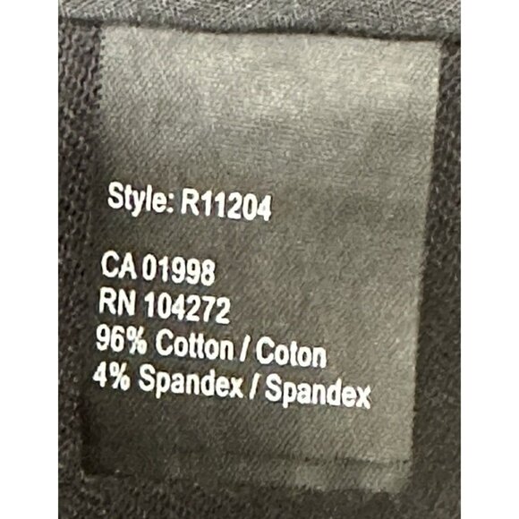 Spanner Womens Denim Jean Jacket Rhinestone Collar Boho Snap Button Black Size 2 - Picture 10 of 12